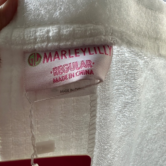 White Towel Wrap Skirt - Picture 3 of 5